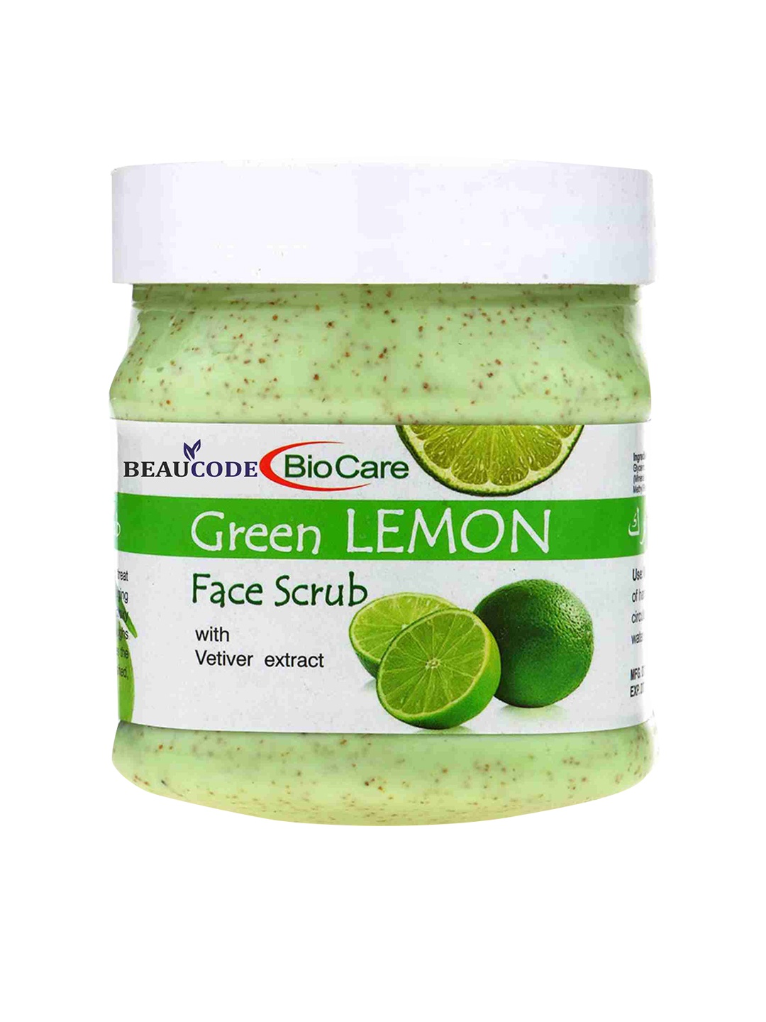 

BEAUCODE BIOCARE Green Lemon Face Scrub with Vetiver Extract For All Skin Types - 250ml