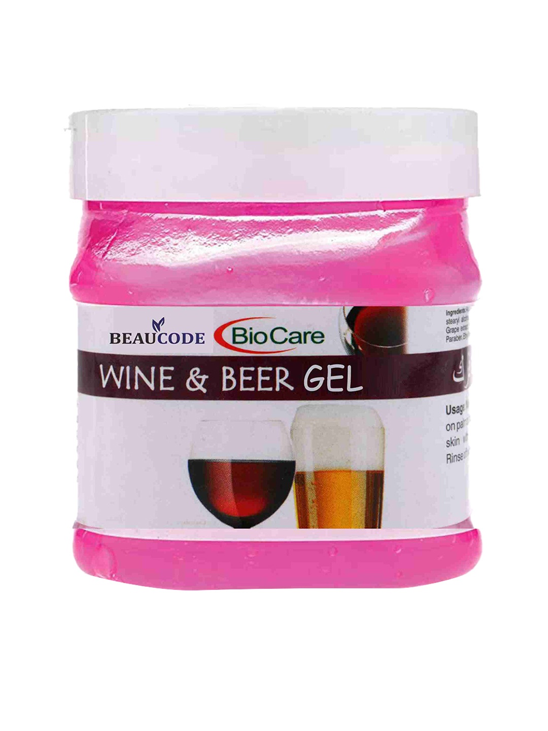 

BEAUCODE BIOCARE Wine & Beer Face Gel For All Skin Types - 250ml, Pink
