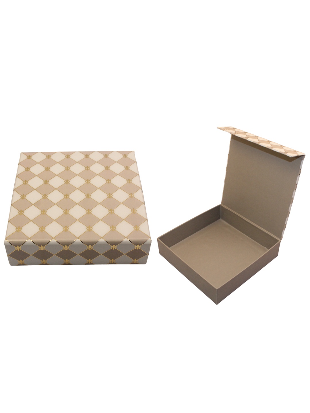 

Izzhaar Brown Gingham Cappuccino Sweet Box