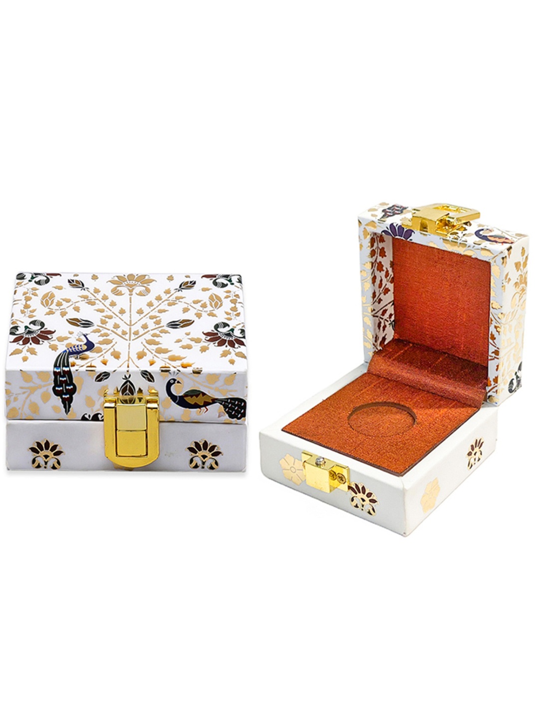 

Izzhaar Wooden Single Coin Box, White