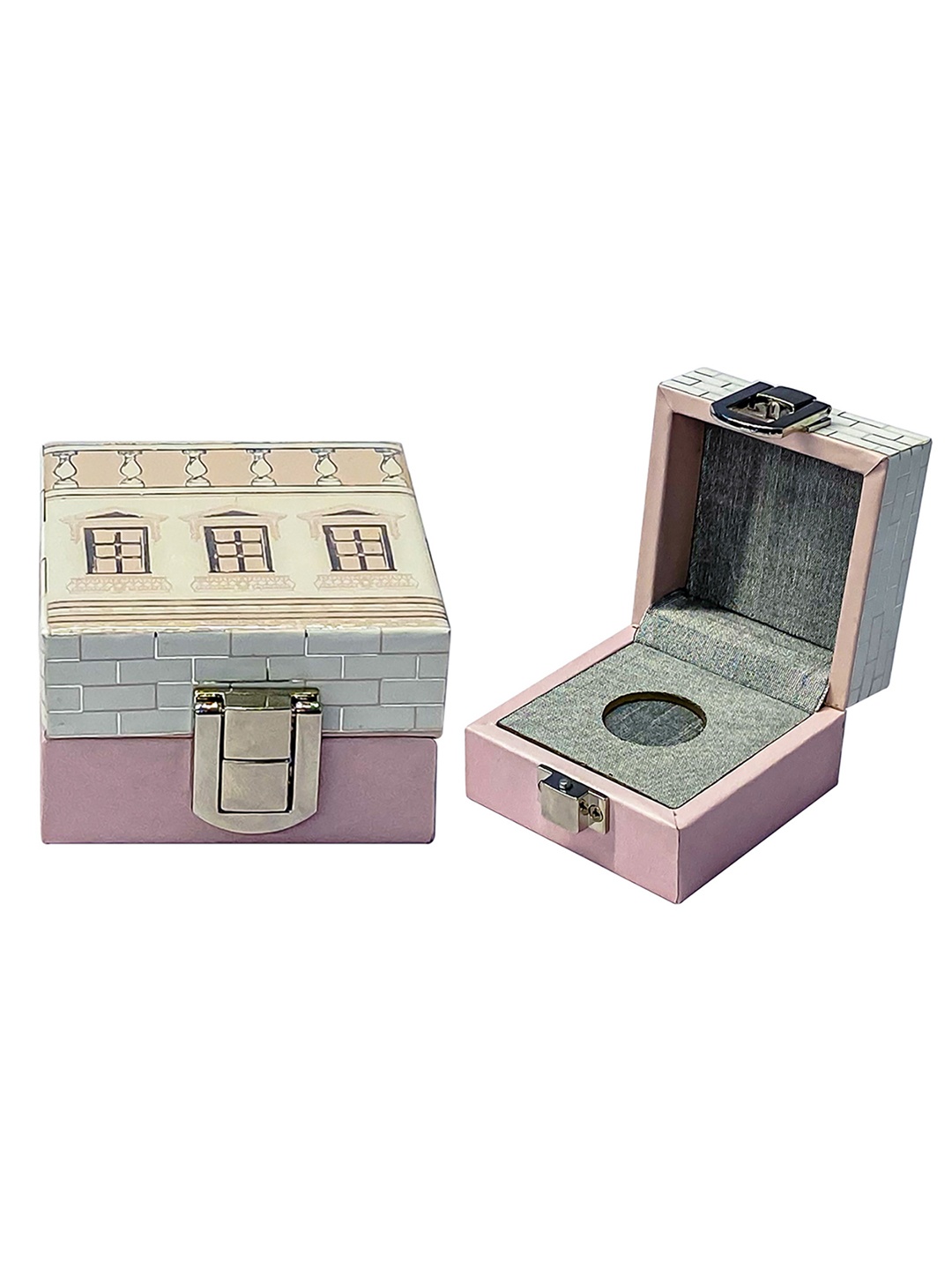 

Izzhaar Pink Roman Single Coin Box