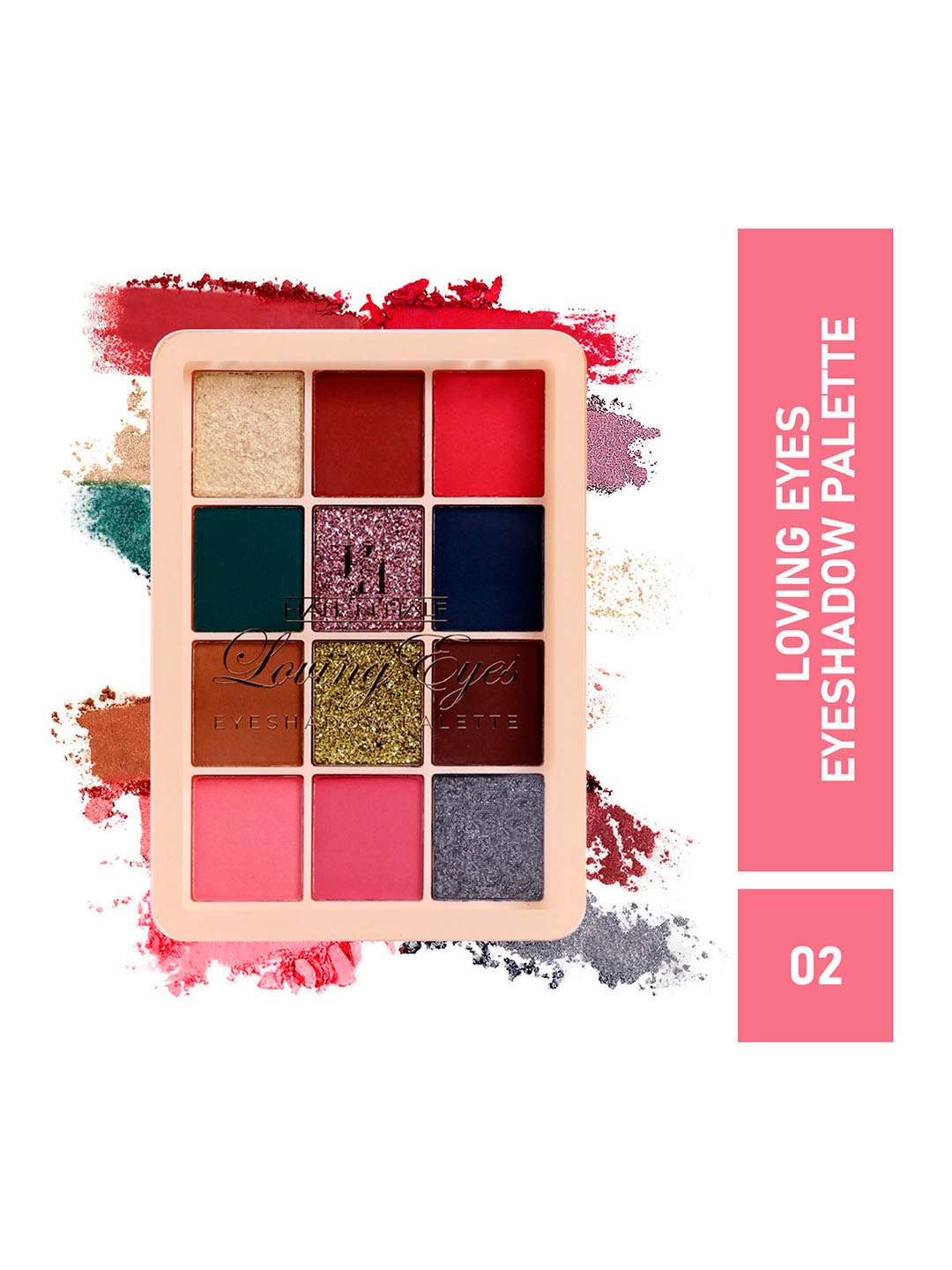 

Half N Half Loving Eyes Eyeshadow Palette - Shade 2, Multi