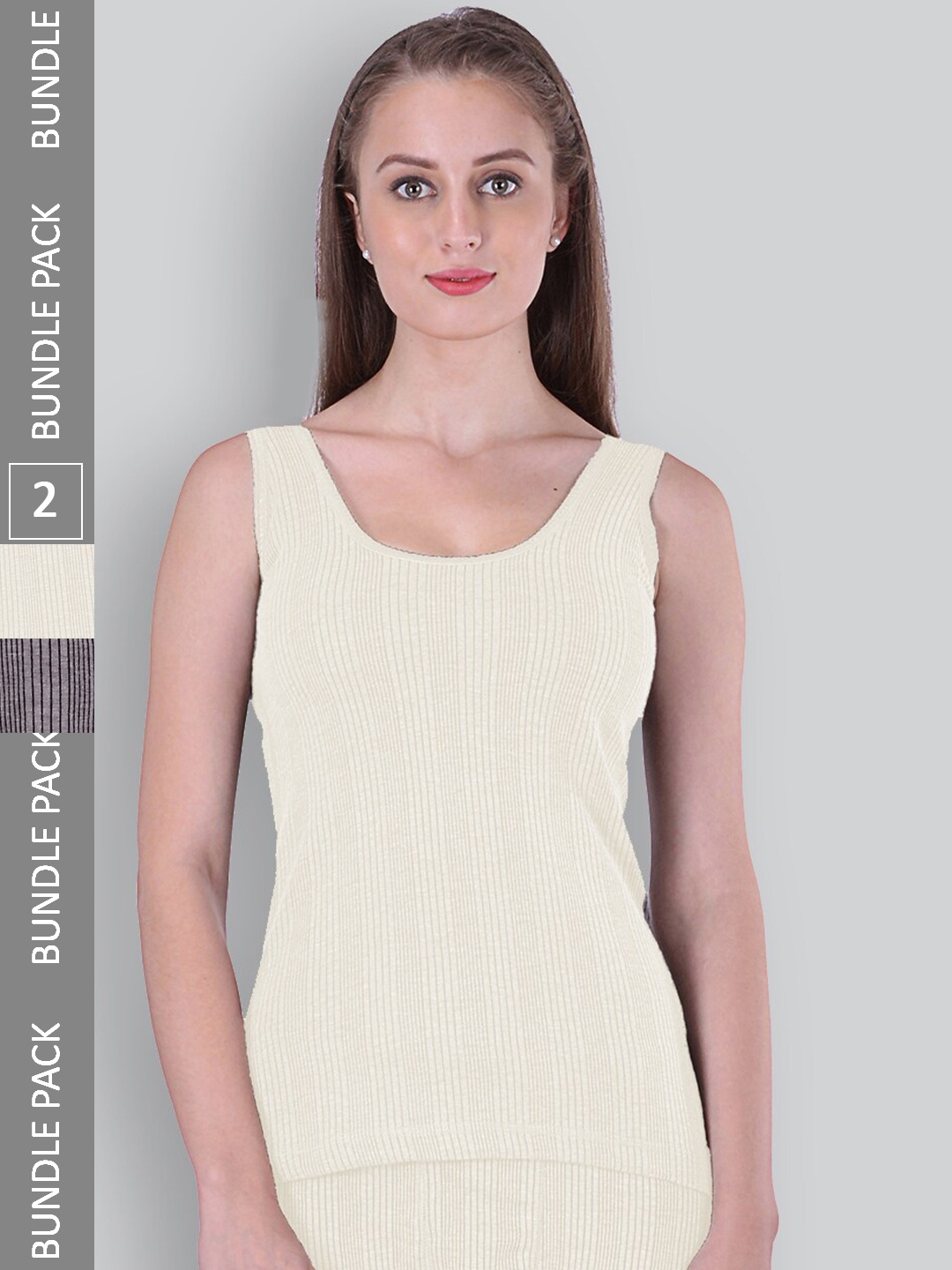 INFERNO Pack Of 2 Assorted Cotton Thermal Tops