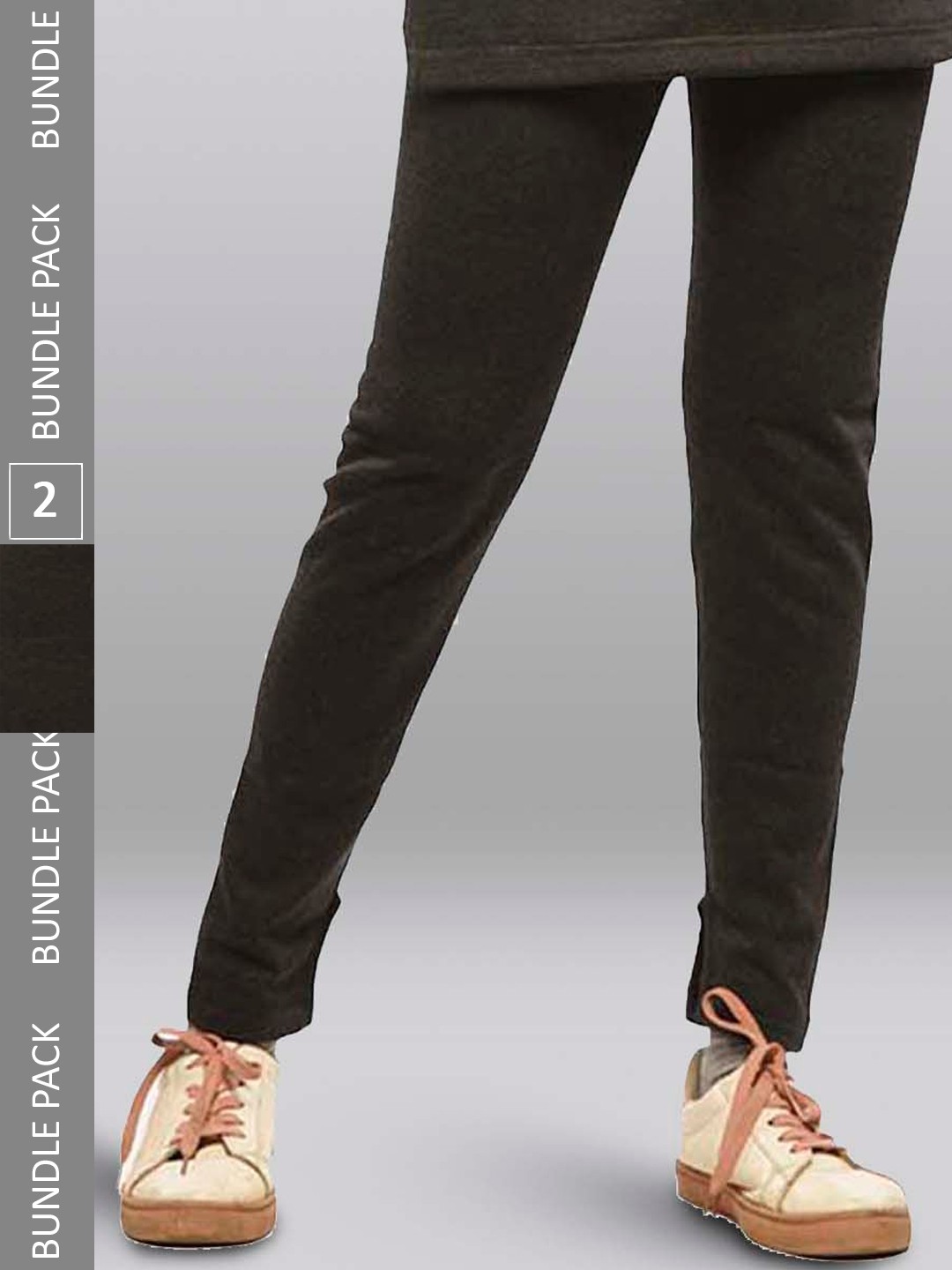 

INFERNO Pack of 2 Thermal Bottoms, Black