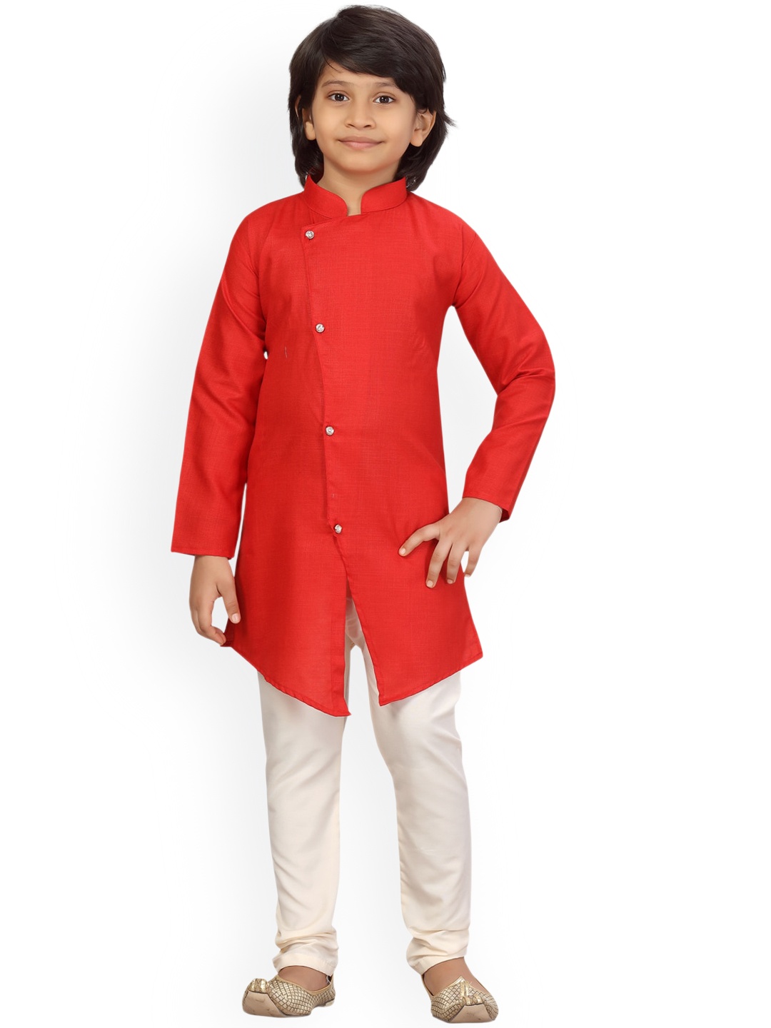 

BAESD Infants Pure Cotton Kurta with Churidar, Maroon