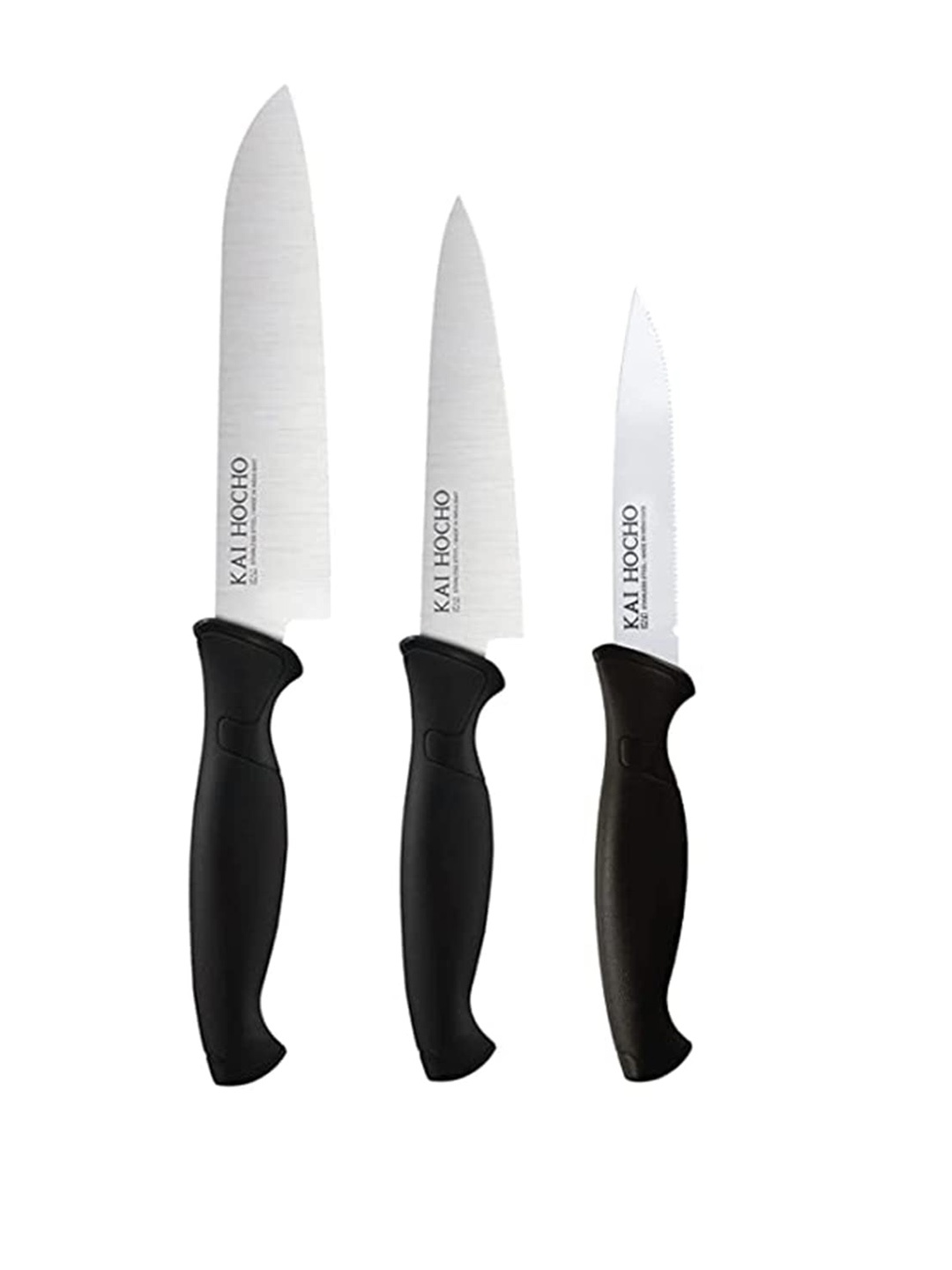 

KAI Steel Toned & Black 3-Pieces Hocho Utility Knives