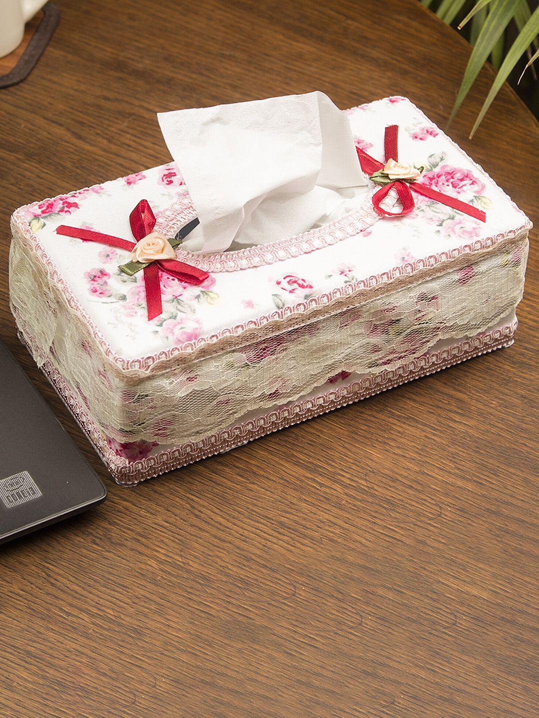 

MARKET99 Unisex Printed Tissue Box, Pink