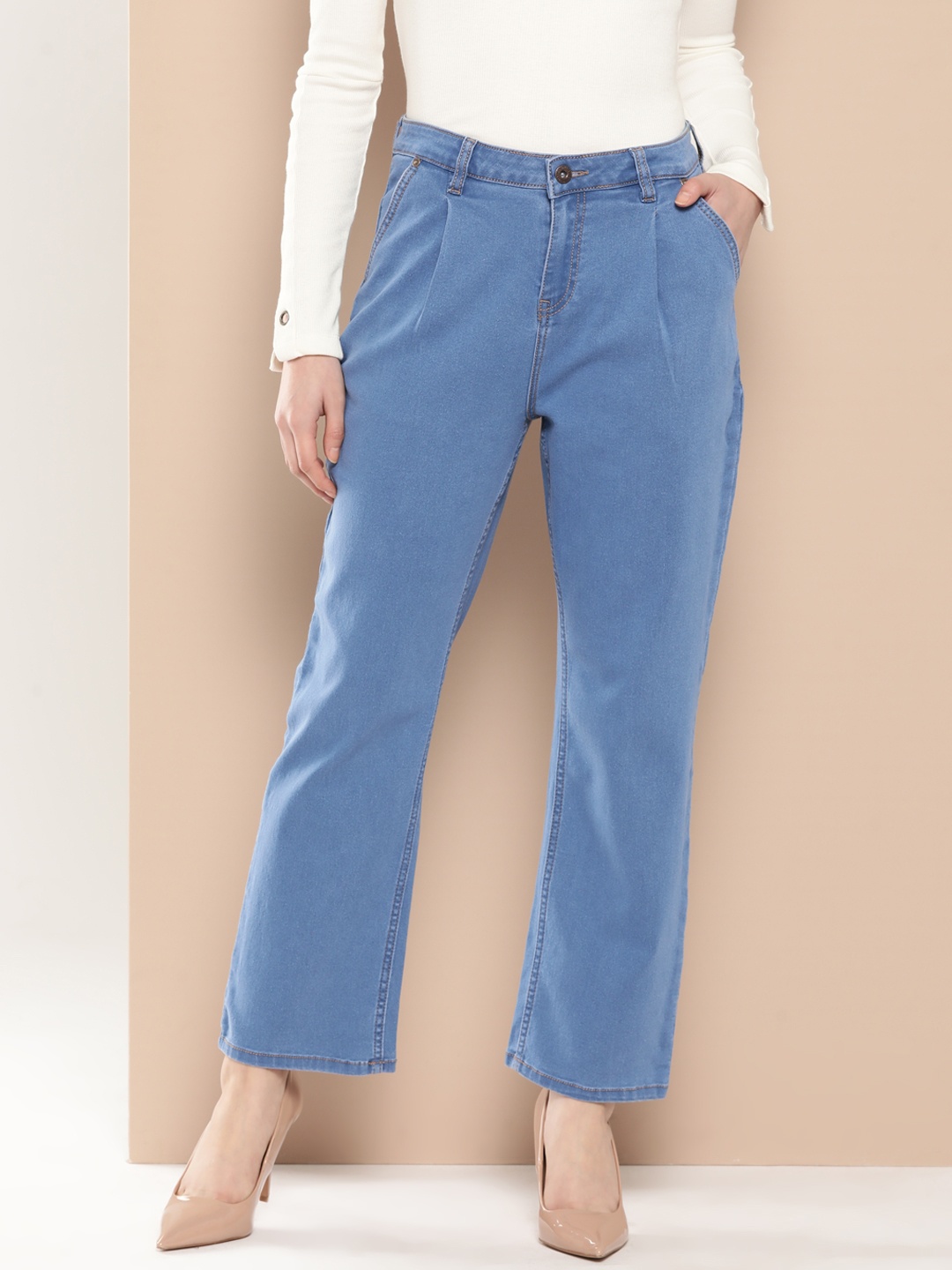 

Chemistry Women Straight Fit Jeans, Blue