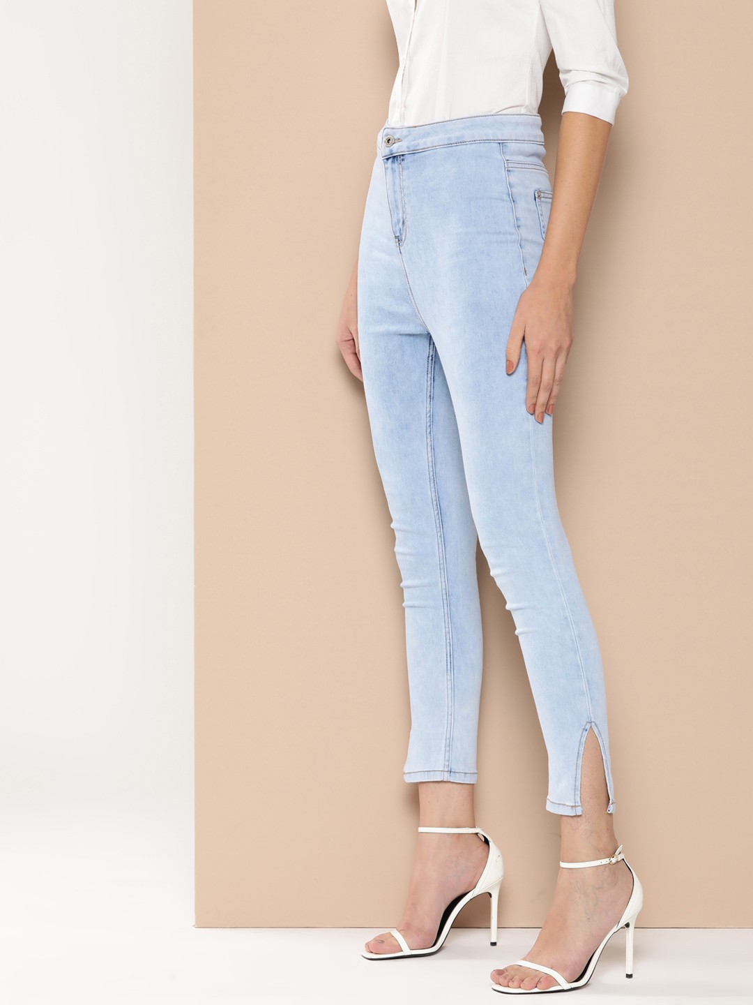 

Chemistry Women Skinny Fit Mid-Rise Jeans, Blue