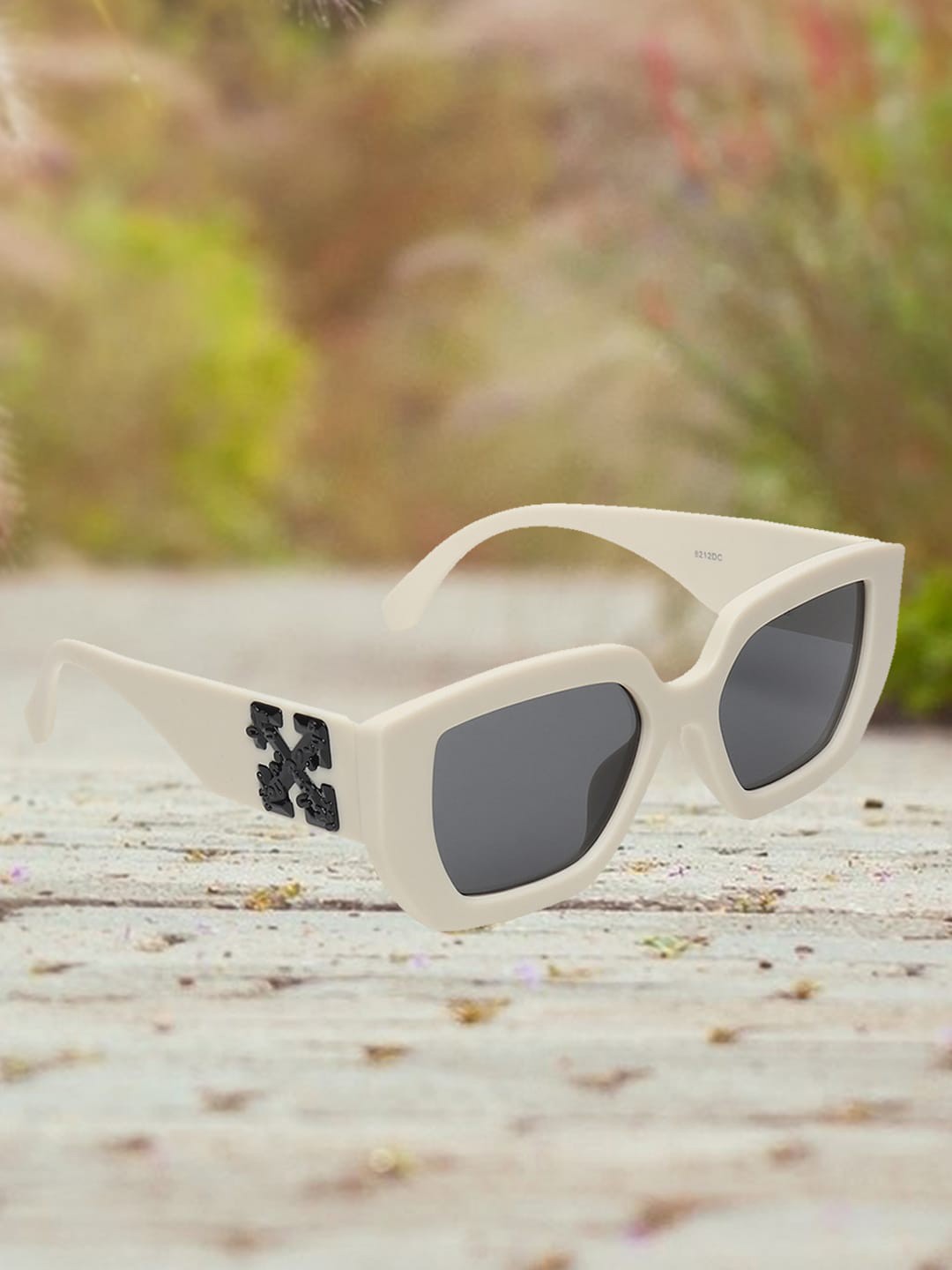 

Swiss Design Unisex Rectangle Sunglasses with UV Protected Lens SDSG-8212-2, Grey