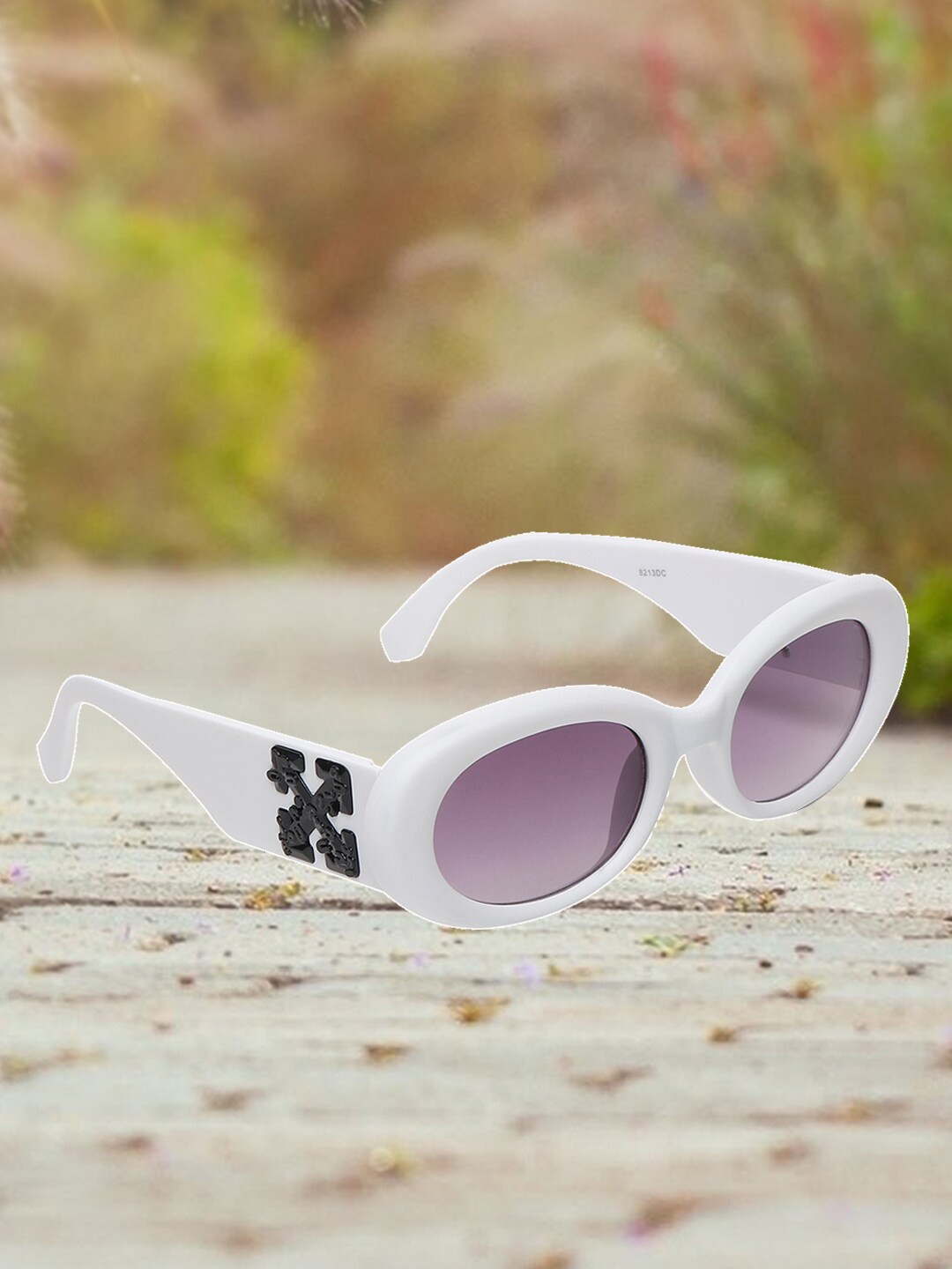 

Swiss Design Unisex Oval Sunglasses with UV Protected Lens SDSG-8213-3, Purple