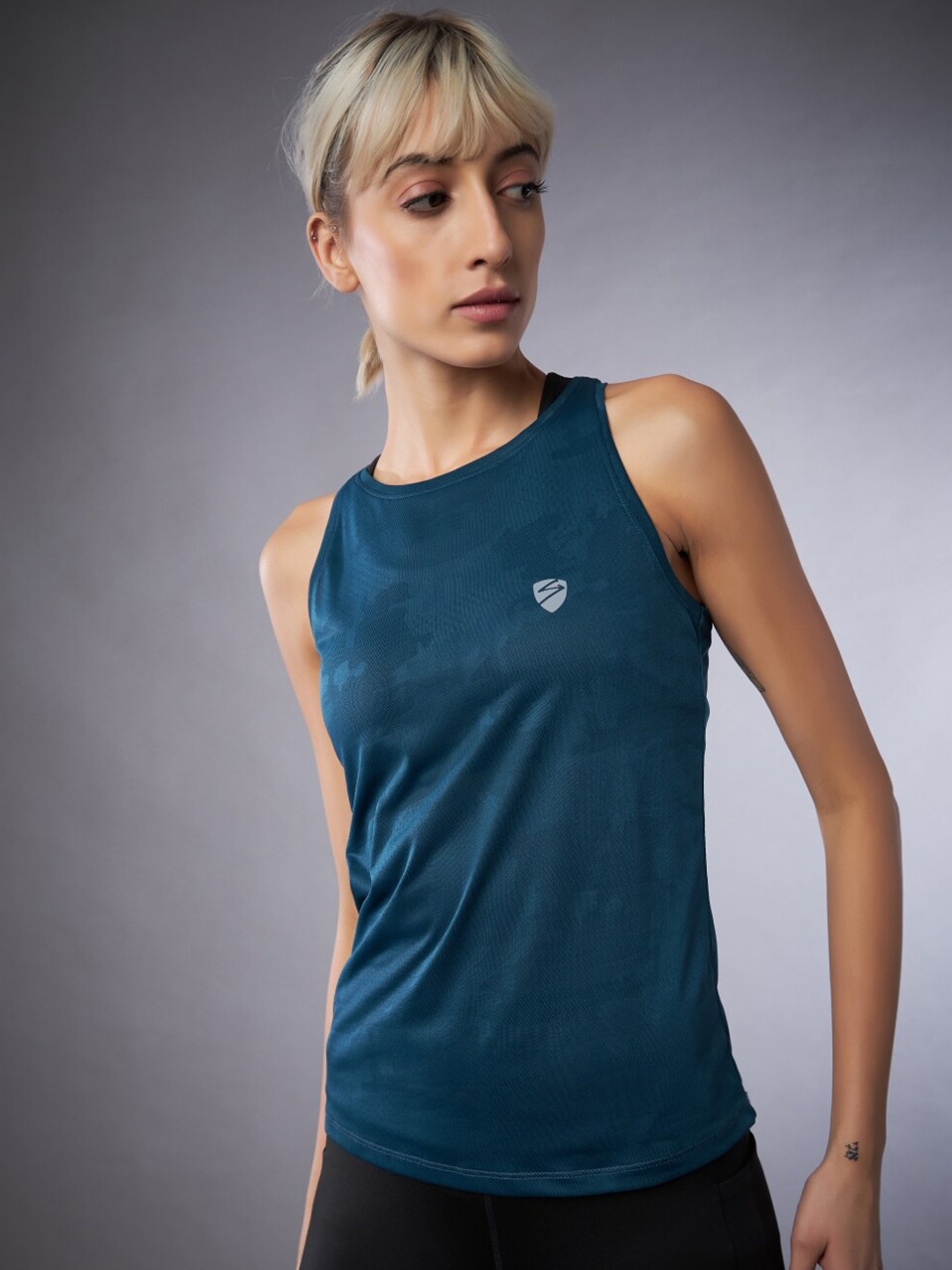 

UNPAR Round Neck Gym Innerwear Vests, Teal