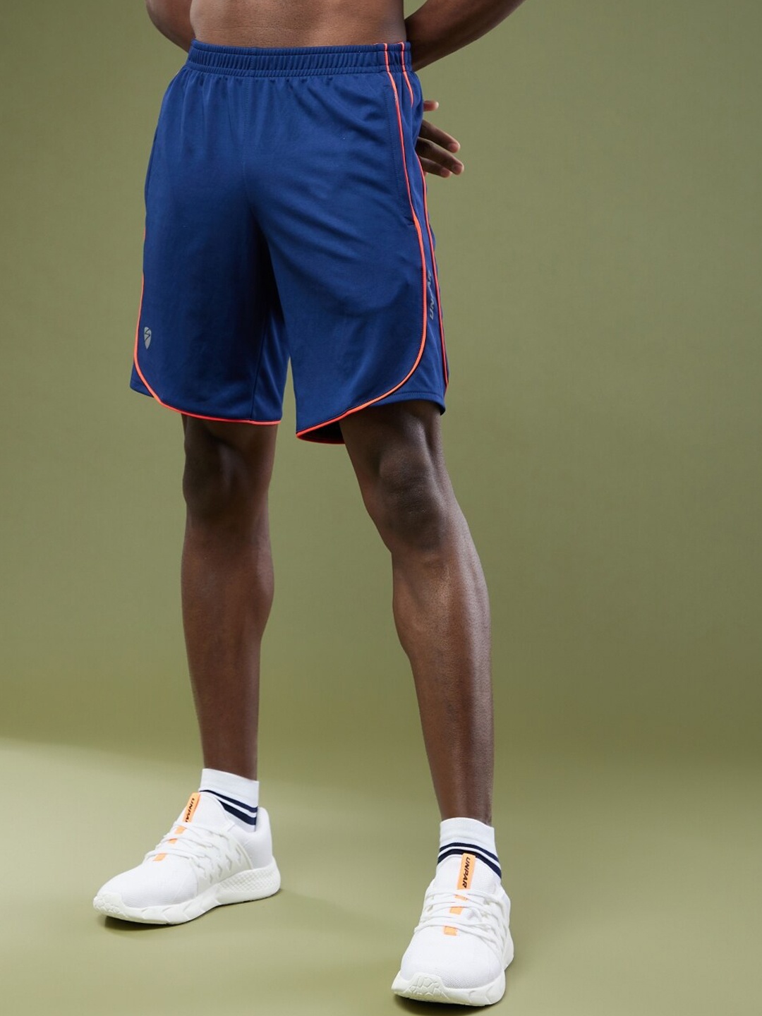 

UNPAR Men High-Rise Sports Shorts, Navy blue