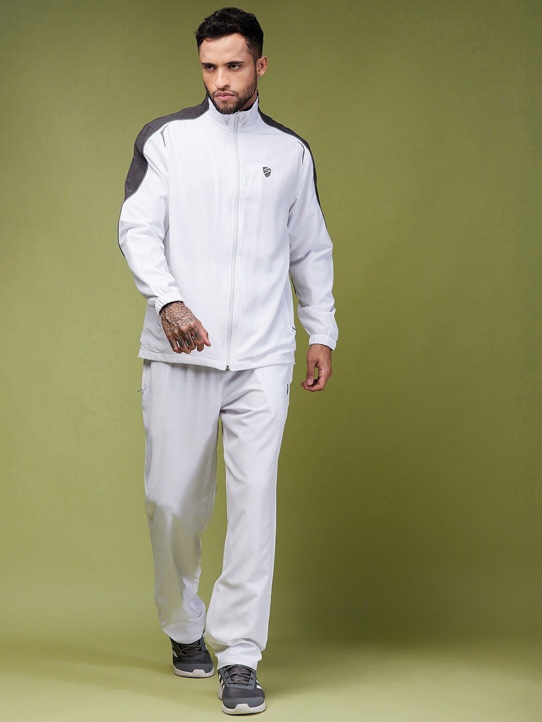 

UNPAR Colourblocked Tracksuits, White