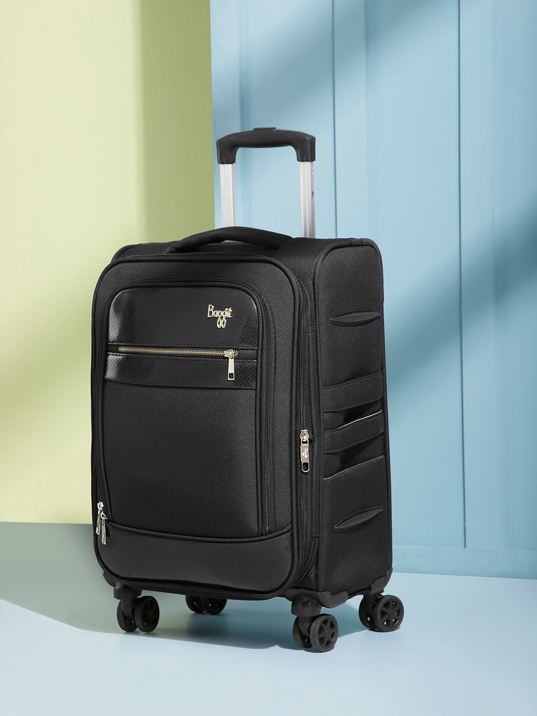 

Baggit Aspire 56 cm Cabin Trolley Suitcase, Black