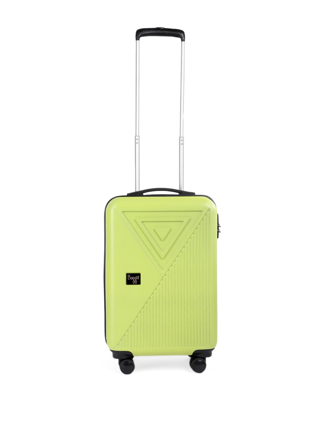 

Baggit Textured Cabin Trolley Bag, Lime green