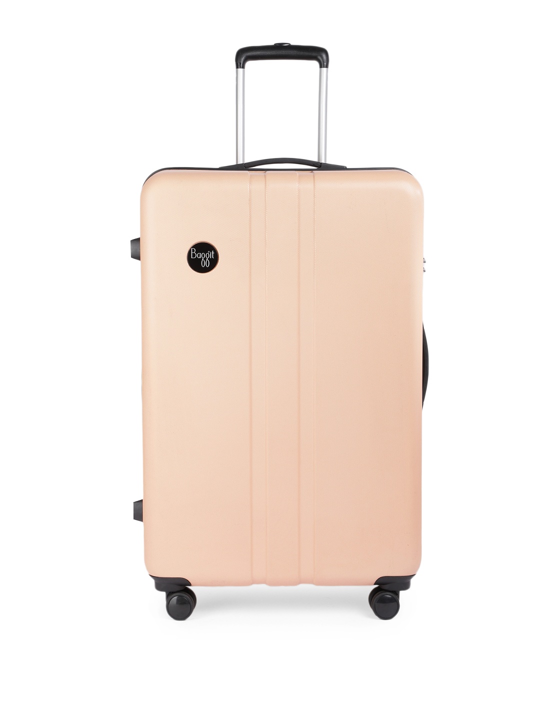 

Baggit Textured Hard-Sided Passion Large Size Trolley Bag, Peach