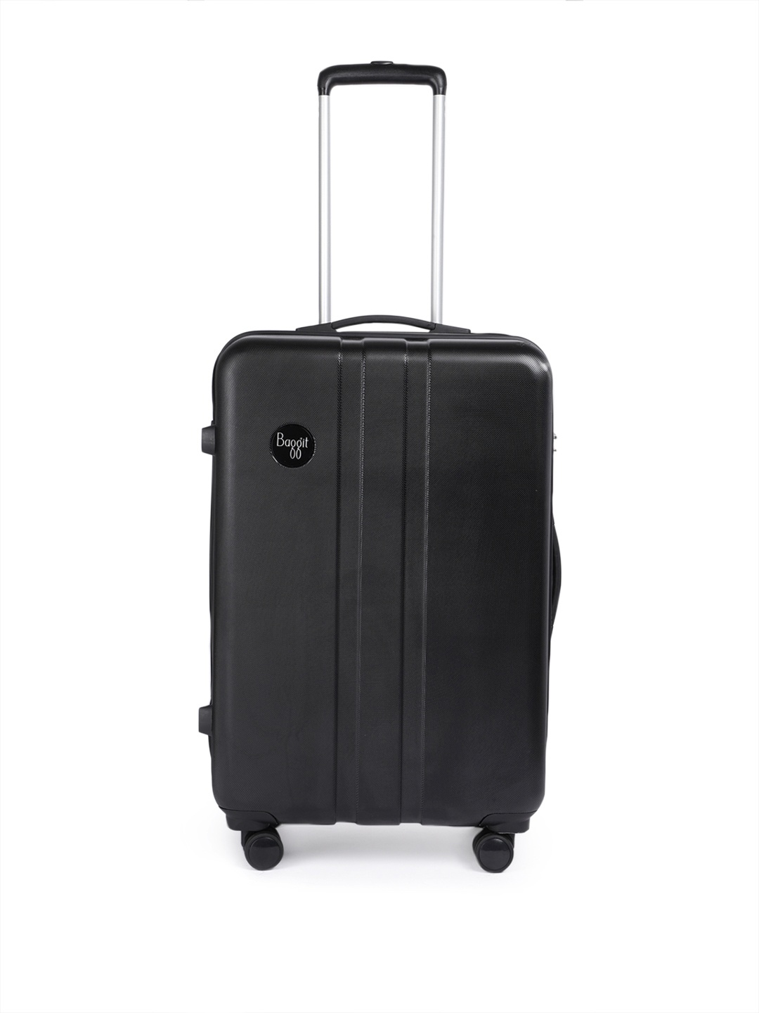 

Baggit Textured Hard-Sided Passion Medium Size Trolley Bag, Black