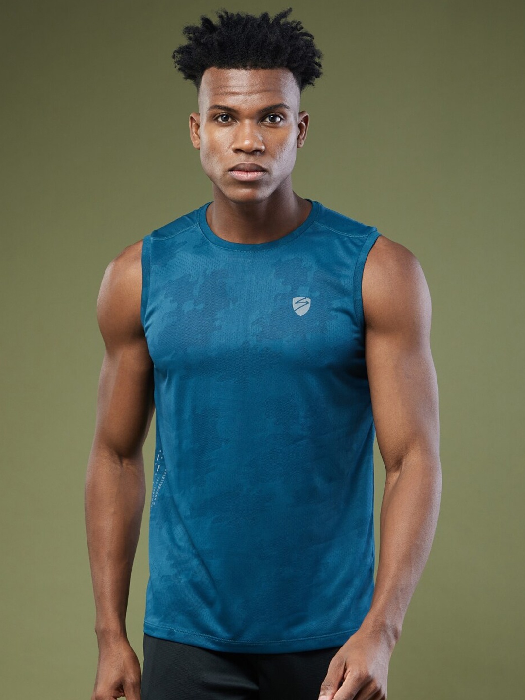 

UNPAR Innerwear Moisture-wicking Gym Vests, Blue