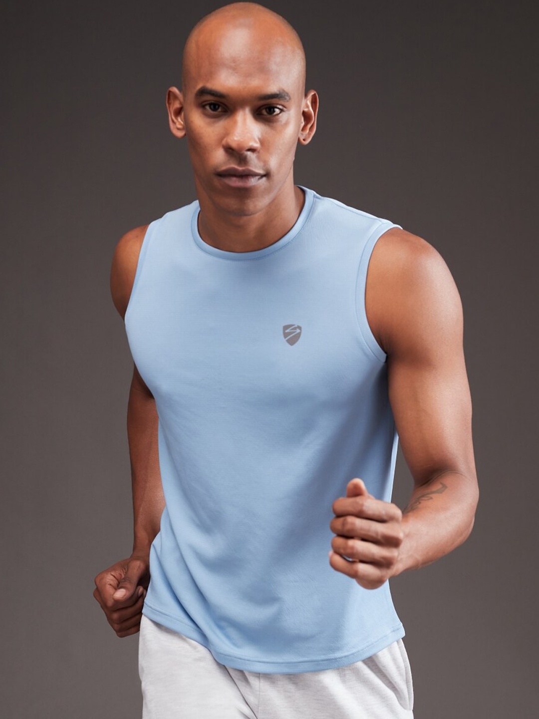 

UNPAR Round Neck Lightweight Gym Innerwear Vests, Blue