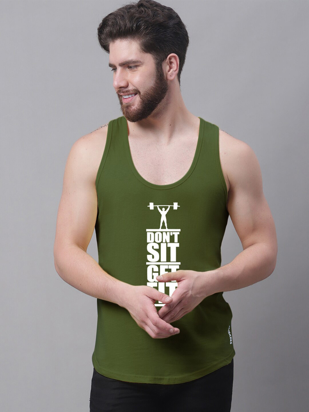 

Friskers Printed Pure Cotton Skin Friendly Innerwear, Olive