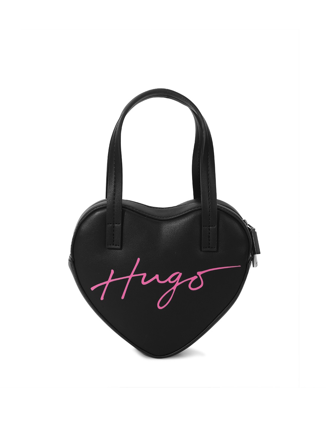

HUGO Black & Pink Printed Purse Clutch