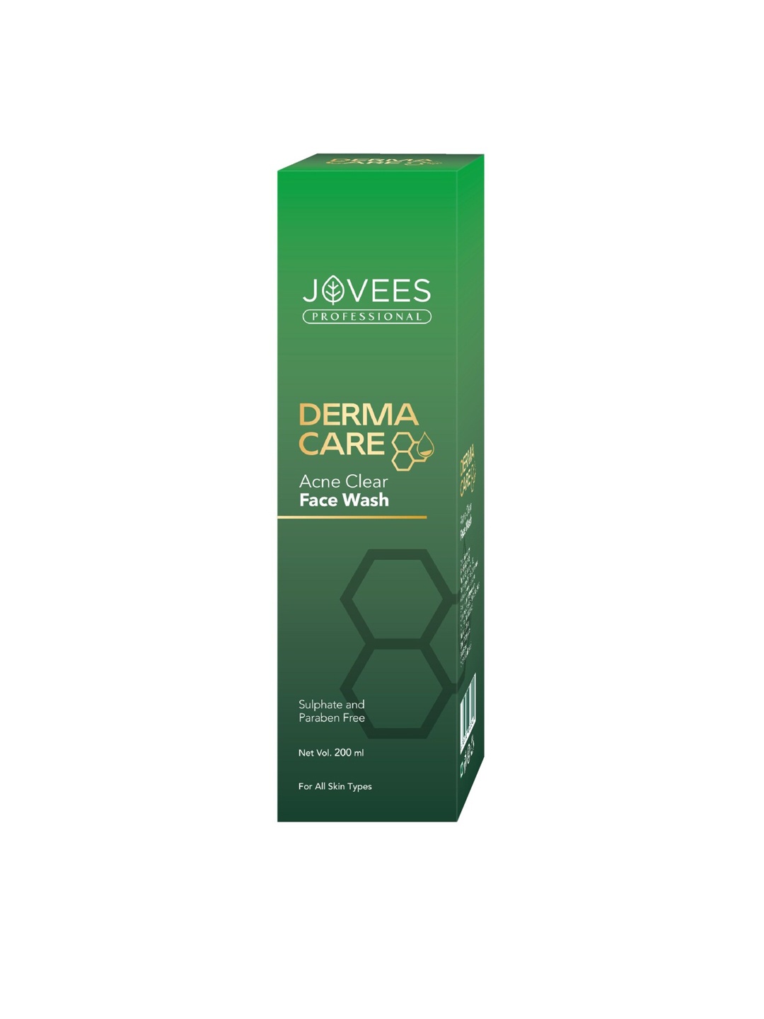 

Jovees Derma Care Acne Clear Face Wash For All Skin Types - 200ml, Green