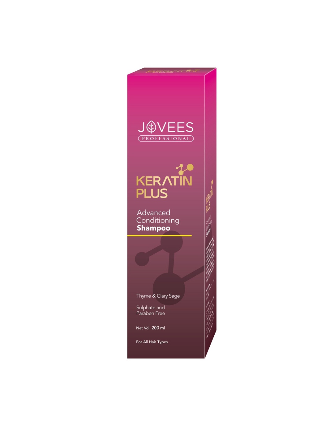 

Jovees Herbal Keratin Plus Advanced Conditioning Shampoo - 200ml, Off white