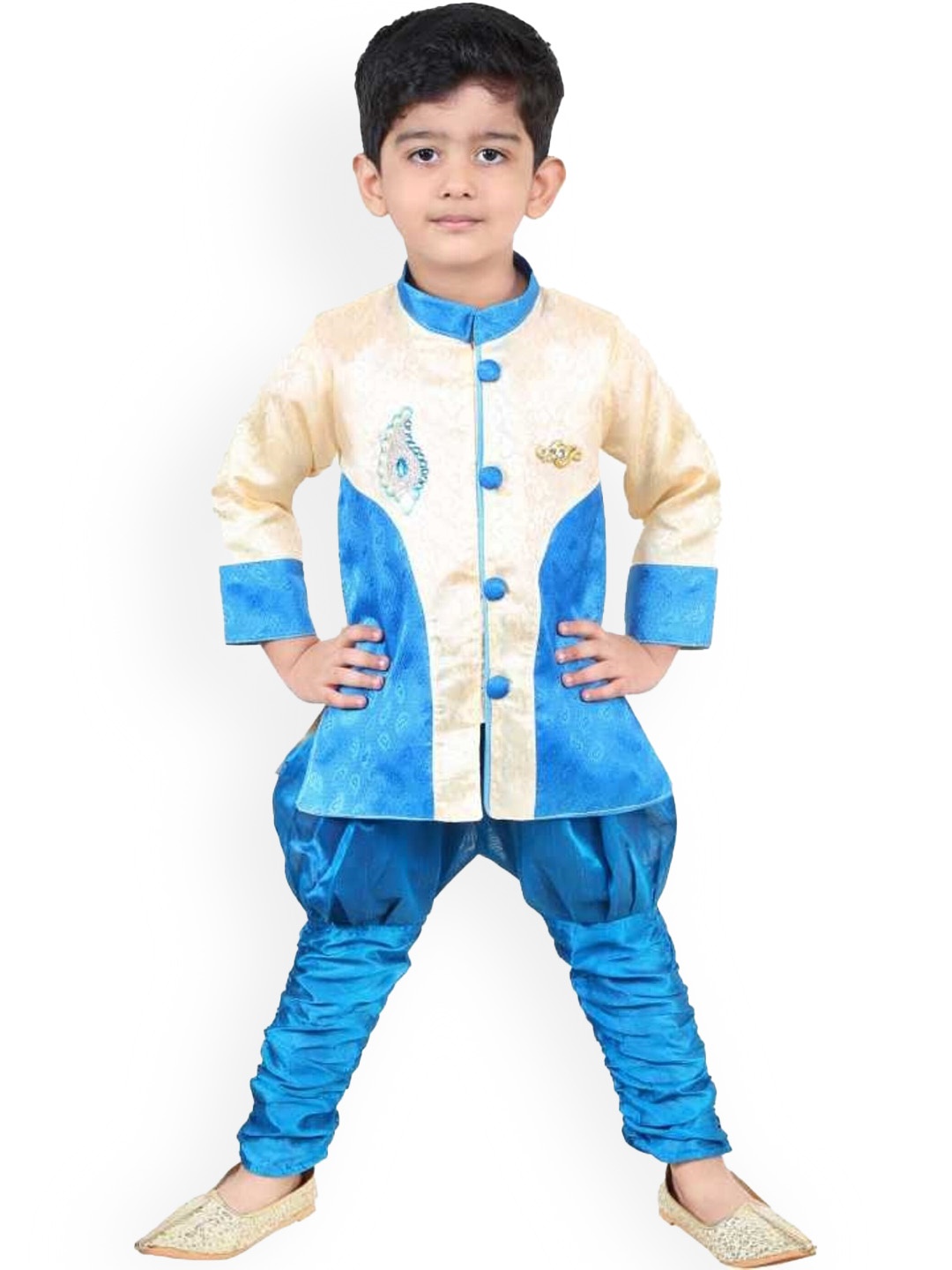 

BAESD Boys Self-Design Sherwani, Blue