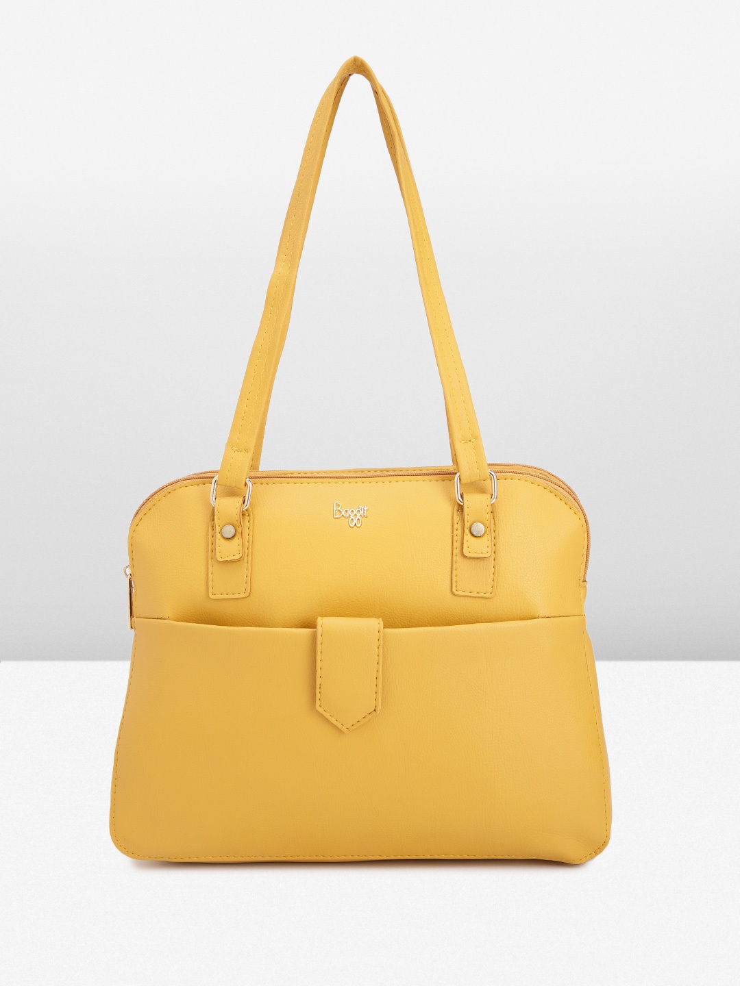 

Baggit Women Solid Shoulder Bag, Yellow