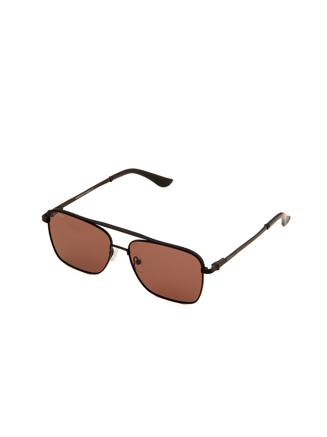 

Ombra Rectangle Sunglasses With Polarised And UV Protected Lens, Brown