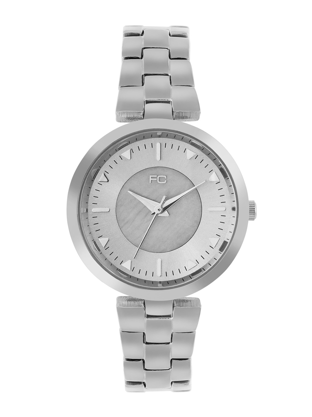 

French Connection Women Stainless Steel Bracelet Style Straps Analogue Watch FCN00079E, Silver