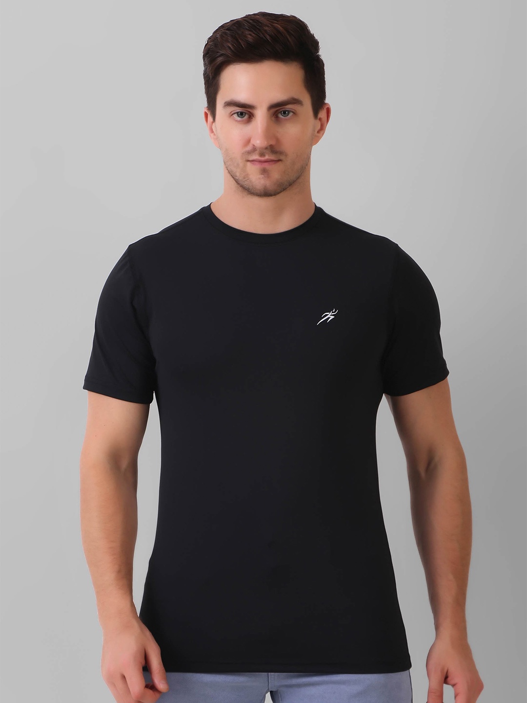 

Keepfit Round Neck T-shirt, Black