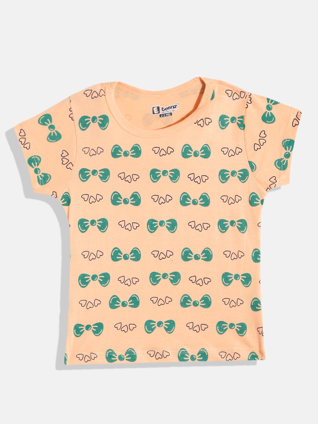

Eteenz Girls Premium Cotton Conversational Printed T-shirt, Yellow