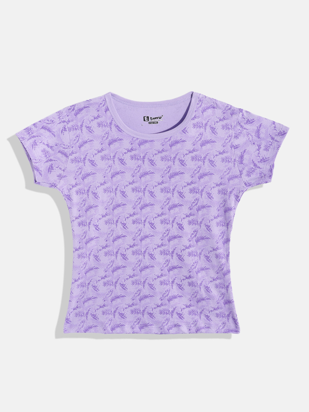 

Eteenz Girls Premium Cotton Conversational Printed T-shirt, Mauve