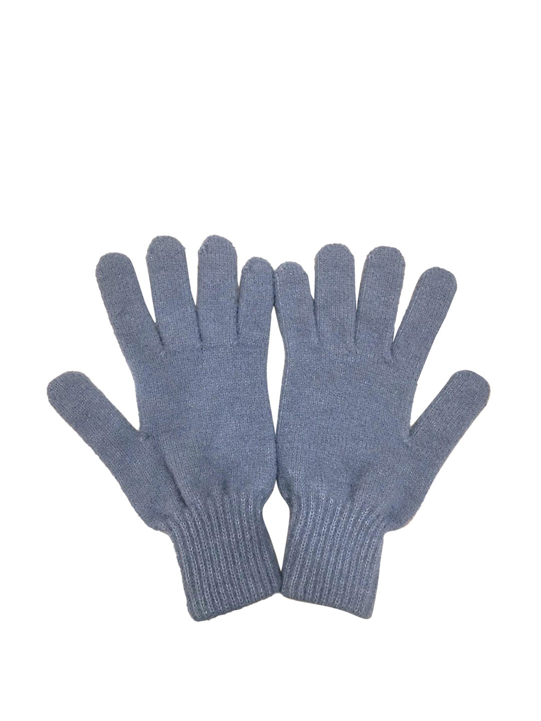 

Gajraj Men Patterned Woollen Relaxed-Fit Winter Hand Gloves, Grey