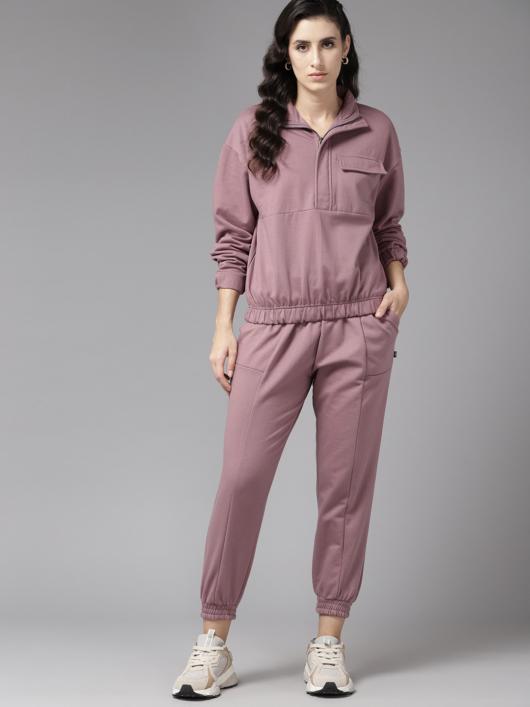 

The Roadster Lifestyle Co. Relaxed Fit Co-Ords, Mauve