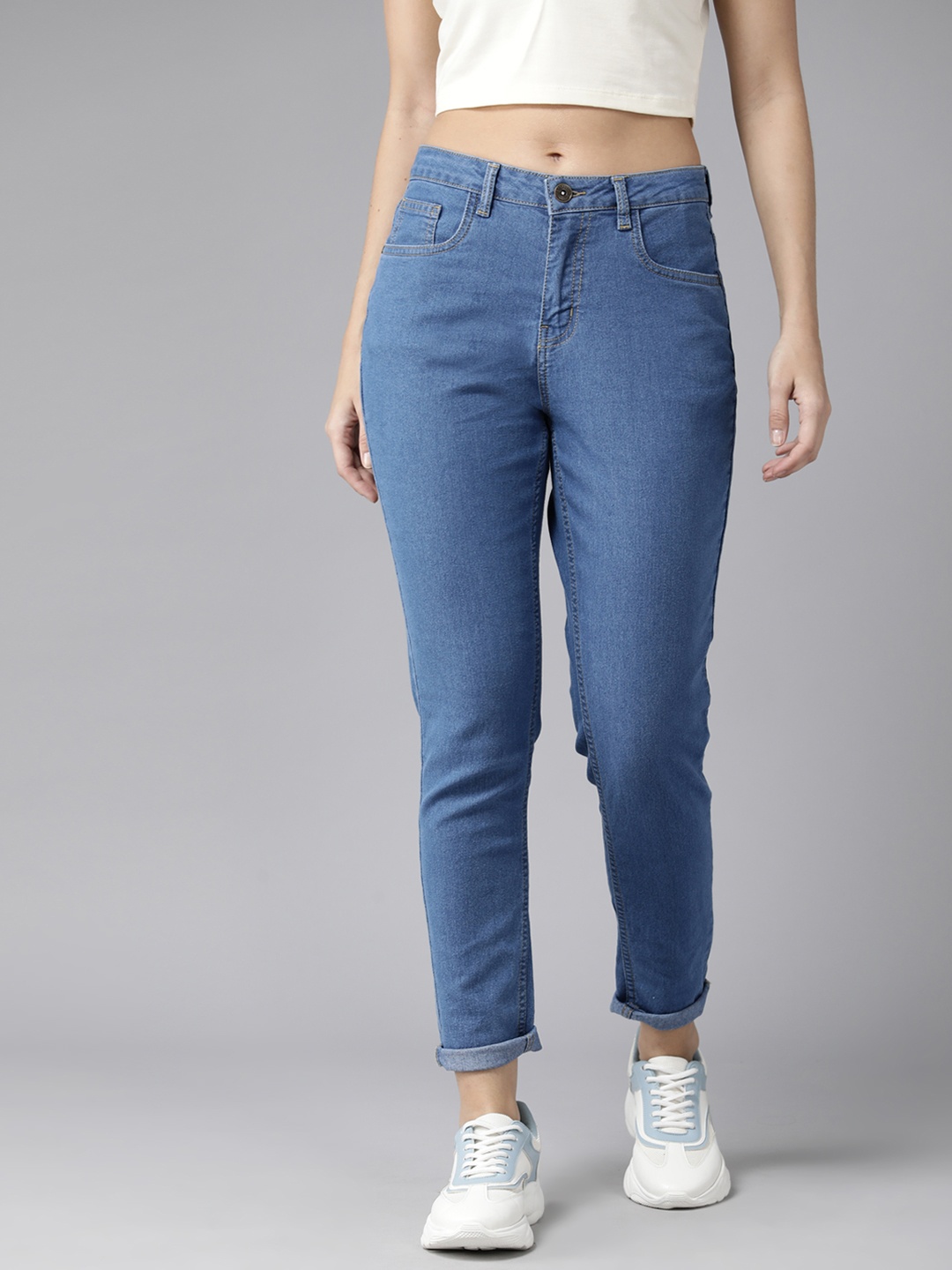 

The Roadster Lifestyle Co. Stretchable Skinny Fit Jeans, Blue