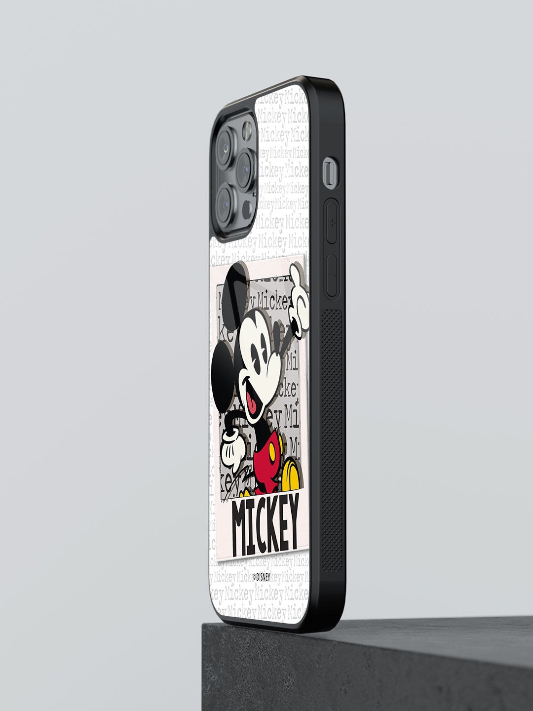 

macmerise Hello Mr Mickey Printed iPhone 12 Pro Max Phone Back Case, White