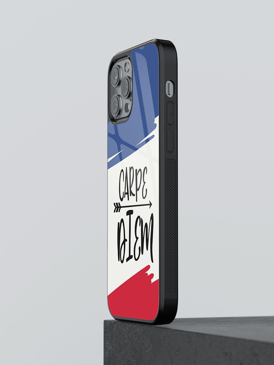

macmerise Carpe Diem Printed iPhone 12 Pro Max Phone Back Case, White