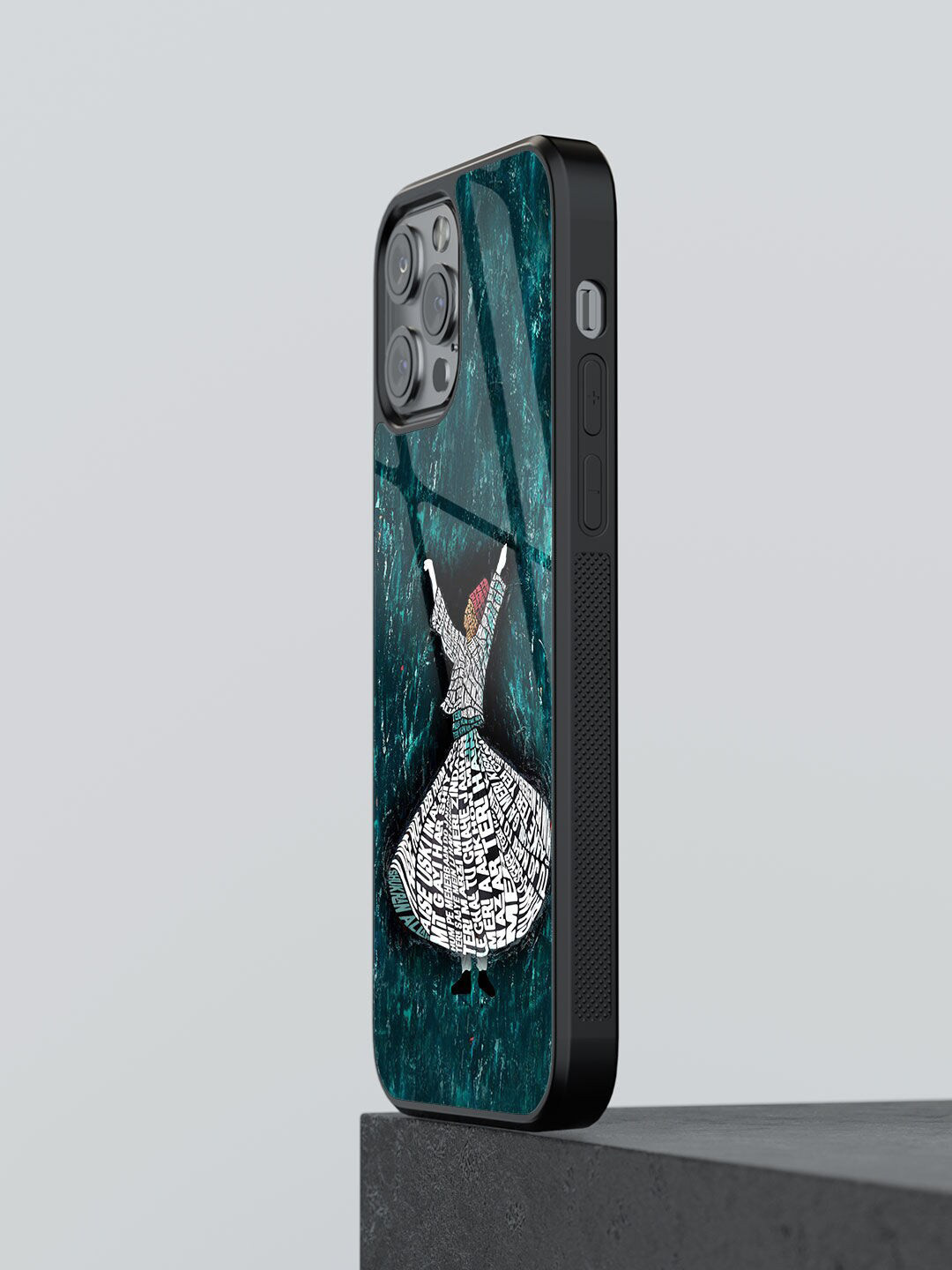 

macmerise Impact Resistant SM Shukran Allah Printed iPhone 12 Pro Phone Back case, Blue