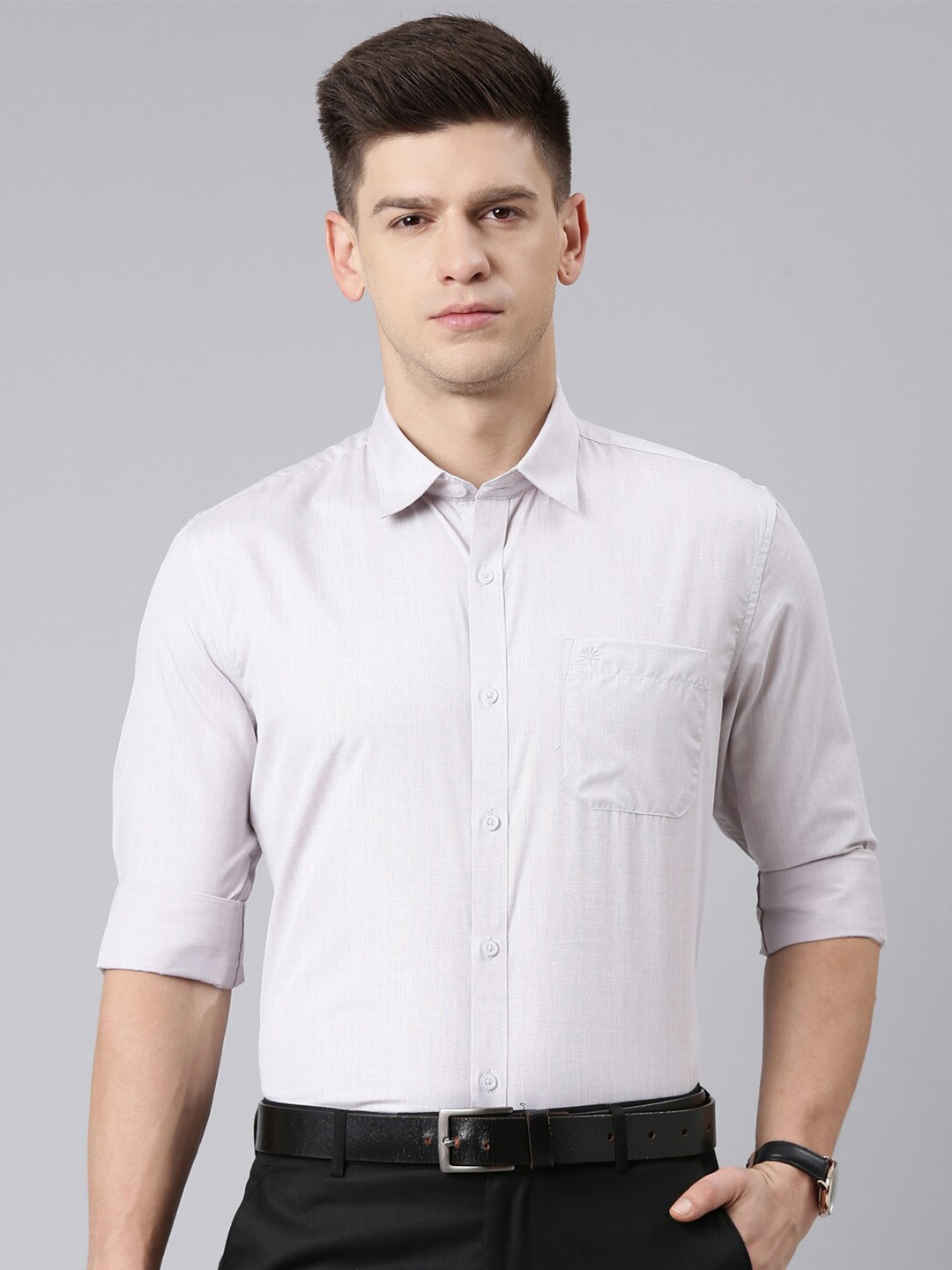 

Chennis Classic Slim Fit Formal Cotton Shirt, Lavender