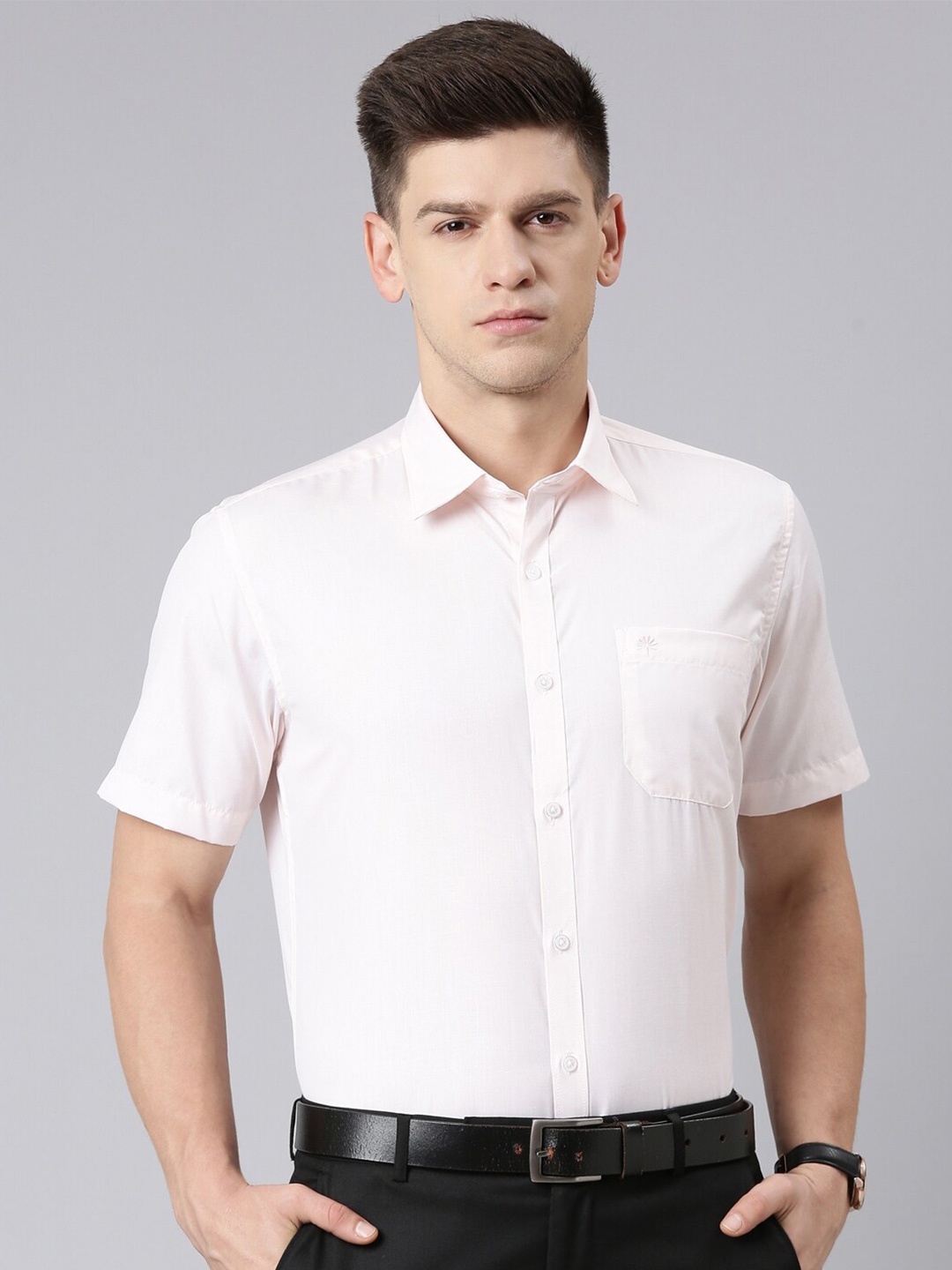 

Chennis Classic Slim Fit Formal Cotton Shirt, Cream