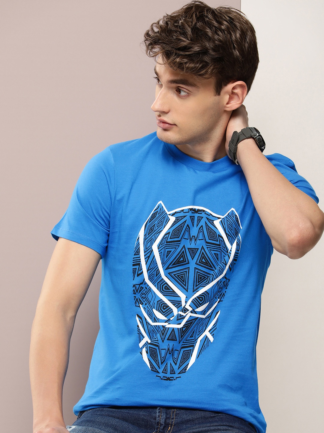 

Kook N Keech Marvel Pure Cotton Printed T-shirt, Blue