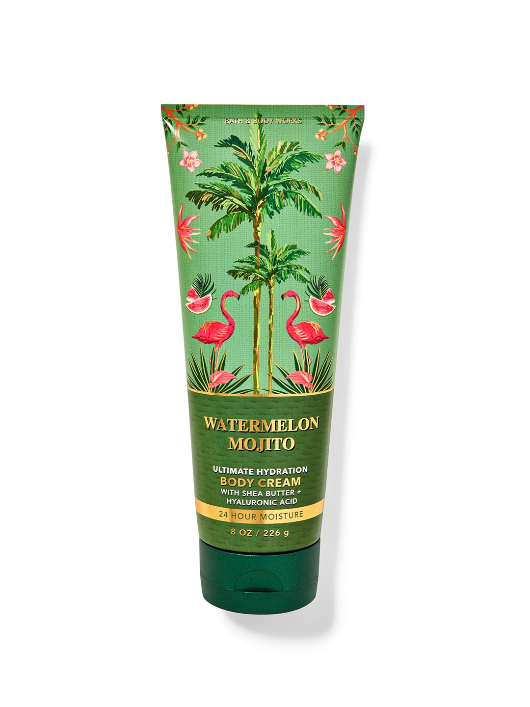 

Bath & Body Works Watermelon Mojito Ultimate Hydration Body Cream - 226g, Green