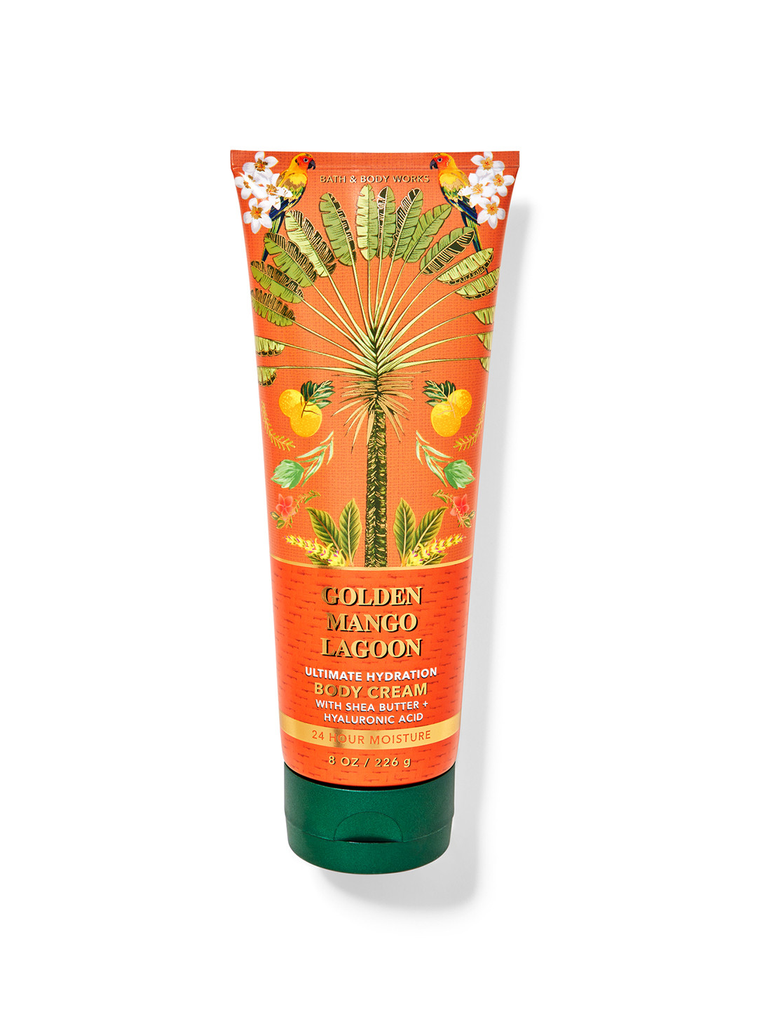 

Bath & Body Works Golden Mango Lagoon Ultimate Hydration Body Cream - 226g, Orange
