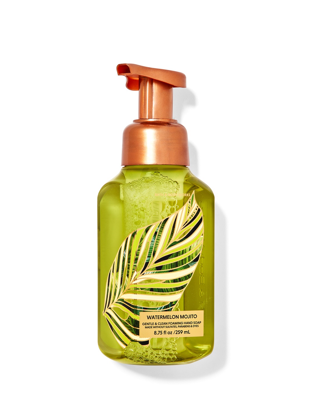 

Bath & Body Works Watermelon Mojito Gentle & Clean Foaming Hand Soap - 259ml, Green