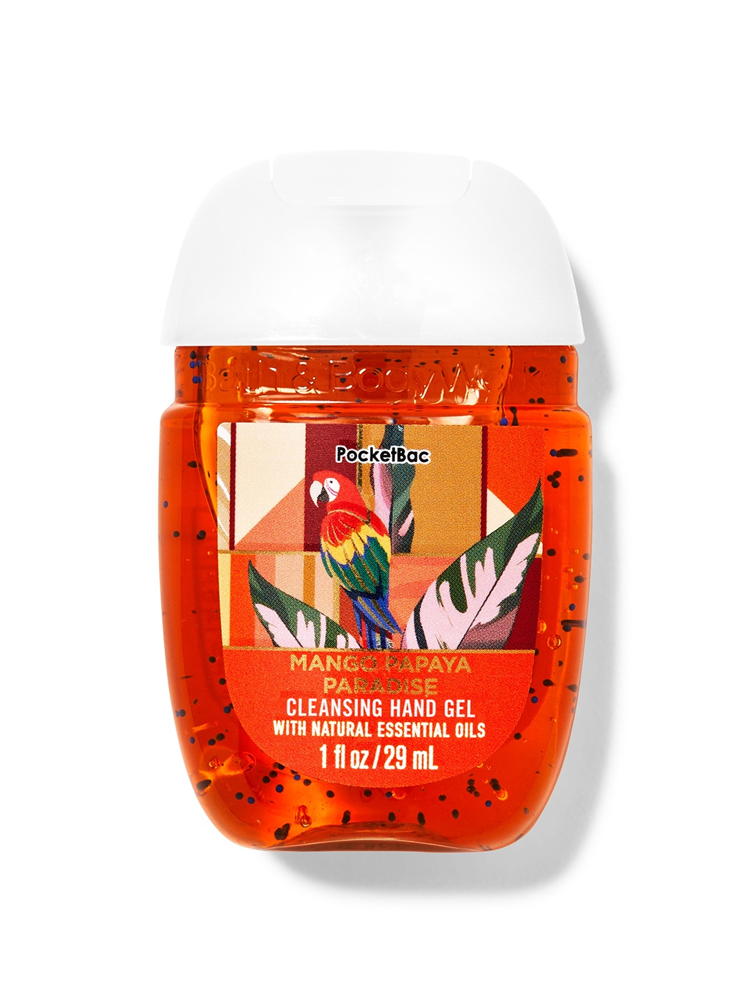 

Bath & Body Works PocketBac Mango Papaya Paradise Cleansing Hand Gel Sanitizer - 29ml, Red