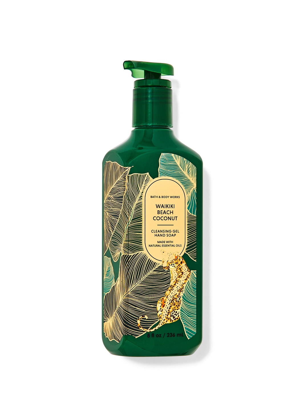 

Bath & Body Works Waikiki Beach Coconut Cleansing Gel Hand Soap - 236ml, Green