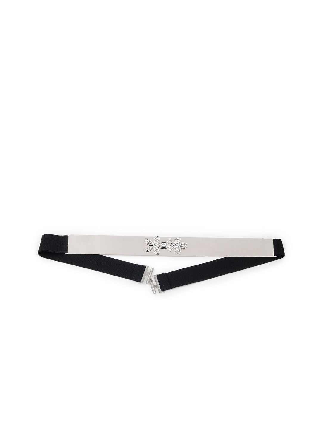

ODETTE Women Embellished Belt, Silver
